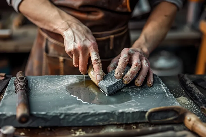 que aceite usar para piedra de afilar